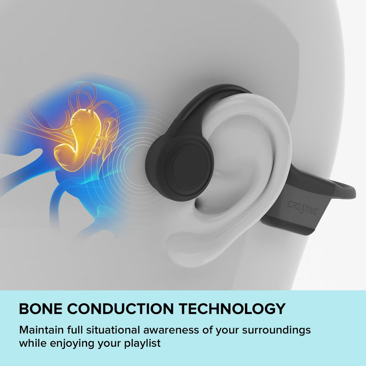 Creative - Outlier Free Mini Bone Conductor Headphones - Black