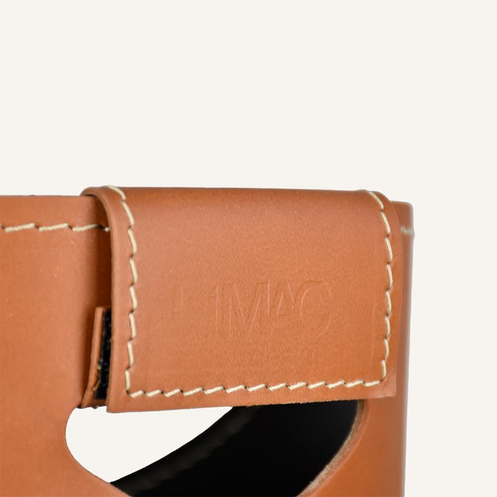 LIMAC Design SAPEL, originaler Pellet-Tasche aus Leder, moderner Ofenpelletbehälter, Pellet-Organize