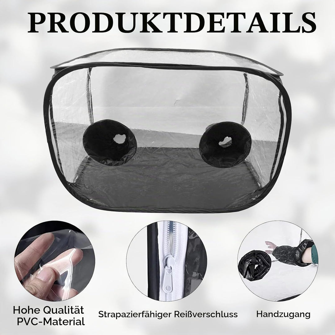 Pilzzuchtzelt, 60x60x90cm Growbox Gewächshaus Zuchtschrank Wasserdicht Pflanzzelt Growroom Pilzzucht