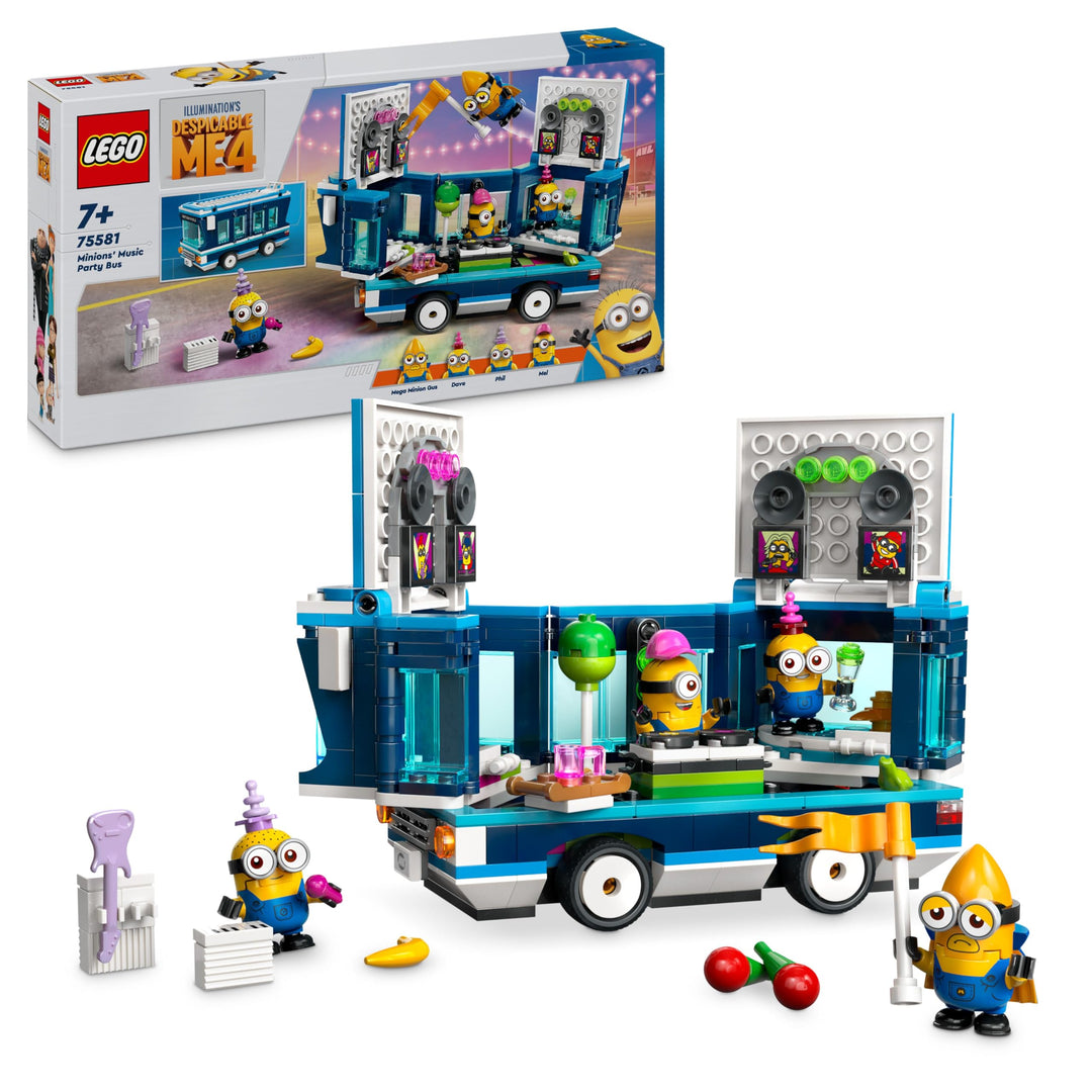 LEGO Ich – Einfach unverbesserlich 4 Minions und der Party Bus, Spielset zu Ich – Einfach unverbesse