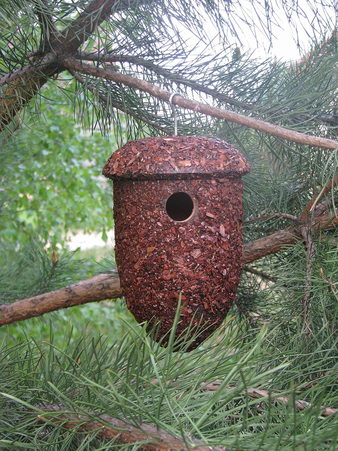 dobar® green label 37150FSC Nistkasten "Eichelform"- Höhlenbrüter-Nistkasten - Vogelkasten aus Massi