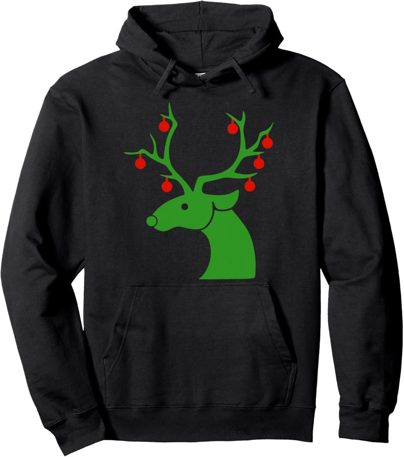 Weihnachtsrentier Pullover Hoodie