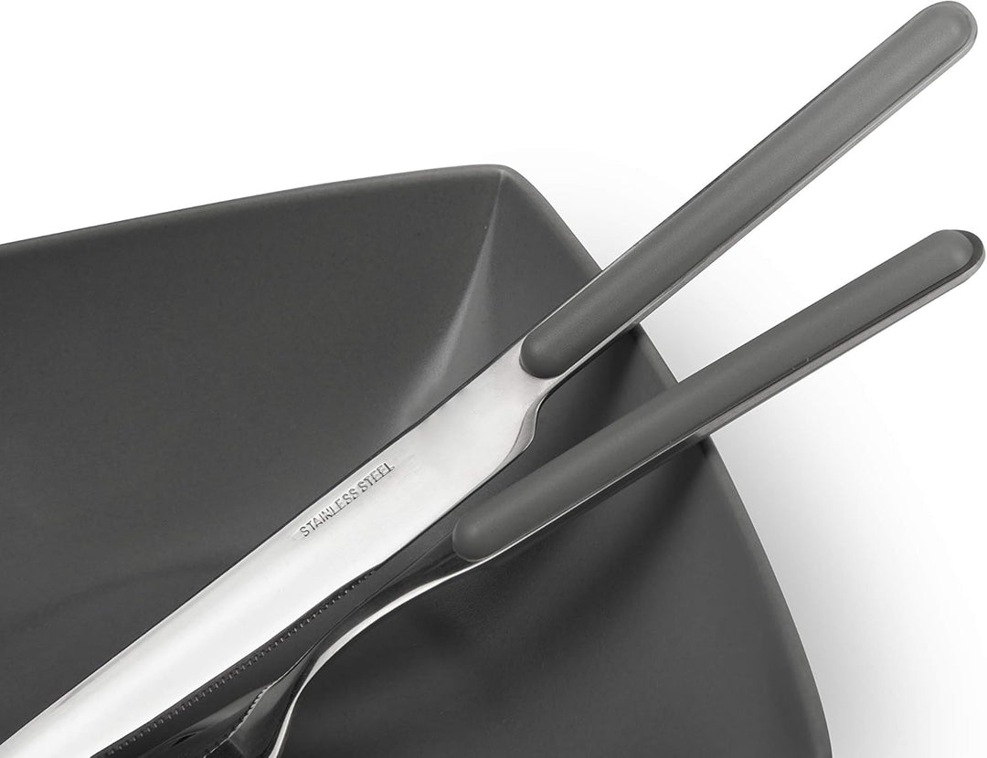 Excelsa Eclipse Besteck-Set, 24-teilig, Edelstahl 18/0 Grau, Grau