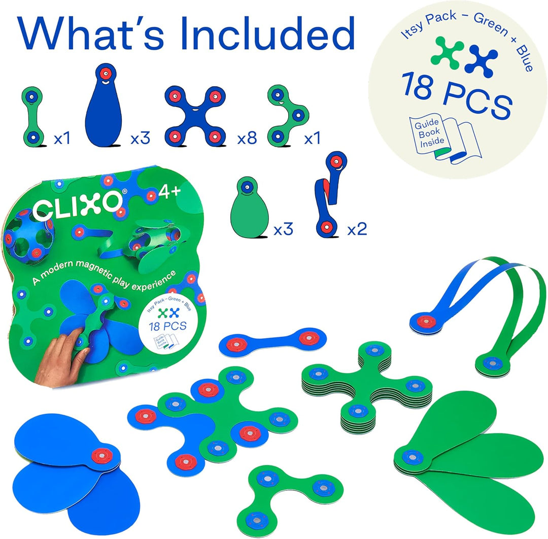 Clixo Itsy grün & blau