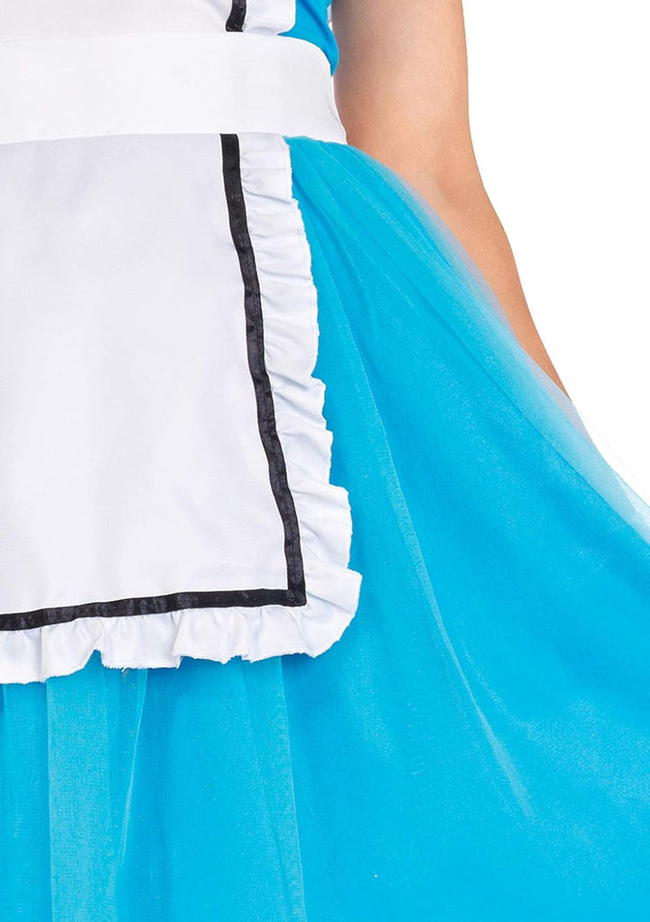 Leg Avenue 85374 - Klassische Alice Damen kostüm , Grösse Medium (EUR 38), Blue, White, Medium (EUR