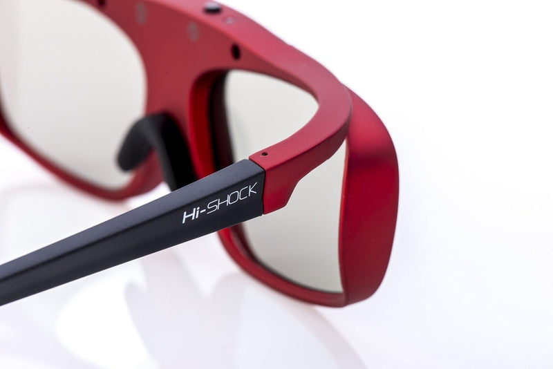 2x Hi-SHOCK RF Pro Scarlet Heaven | Aktive 3D Brille für EPSON, JVC & SONY RF 3D Projektor/Beamer [1