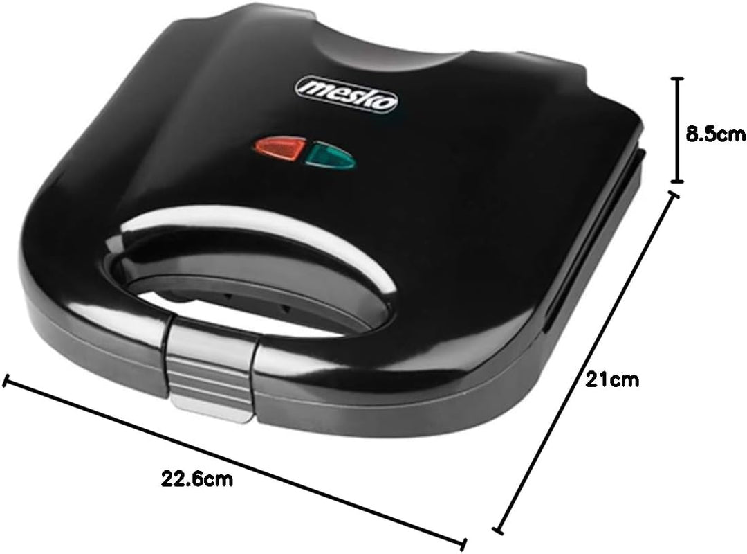 Toaster Sandwich Mesko mit 750W Leistung von Adler MS 3032, Mehrfarbig