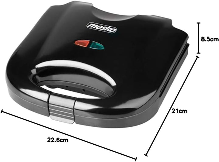 Toaster Sandwich Mesko mit 750W Leistung von Adler MS 3032, Mehrfarbig