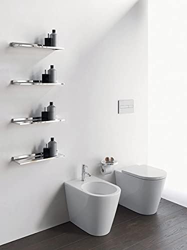 Kartell Shelfish Ablageregal, PMMA, weiss, 45,2 cm x 15,5 cm x 4 cm Bianco, Bianco