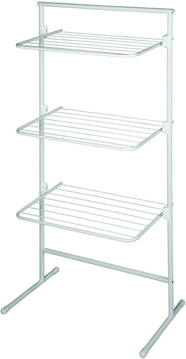 Rörets Wäscheständer - Turm Modell Triple - Flexibler Turmwäscheständer für kleinen Wohnraum - L40xB