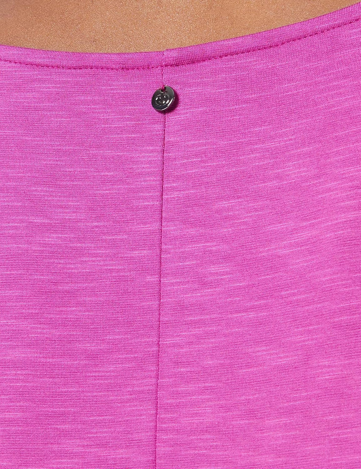 Gerry Weber Damen Kurzarmshirt mit Wasserfallausschnitt Kurzarm, überschnittene Schultern, weiter Ar
