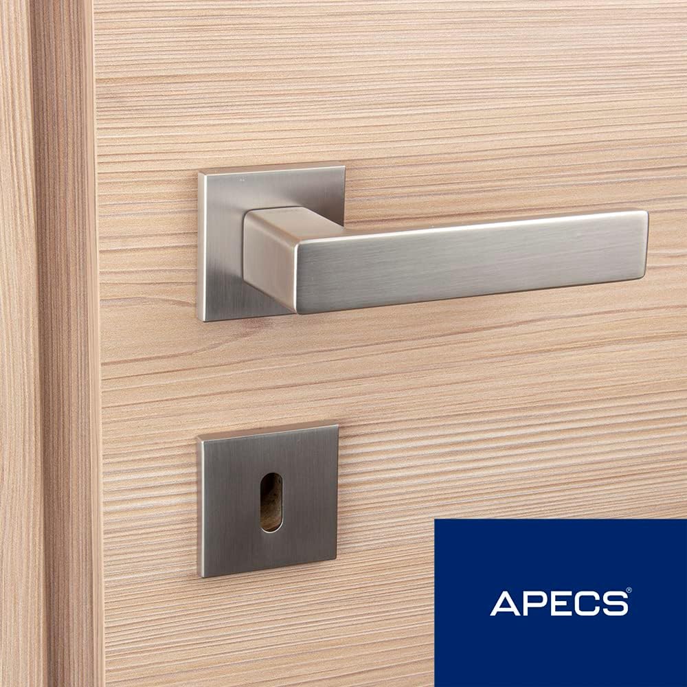 APECS Türgriffe innentüren Modern Türklinke für Haustür und Innentür mit quadratisch Rosetten Türgri