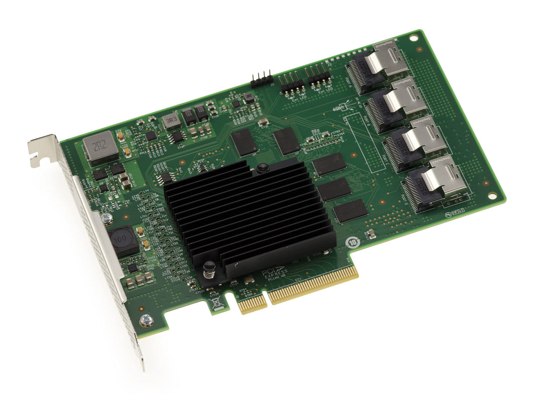 KALEA-INFORMATIQUE PCIe 2.0 SAS 6GB Controller-Karte mit 16 internen Ports. OEM-Modell 9201-16I SAS