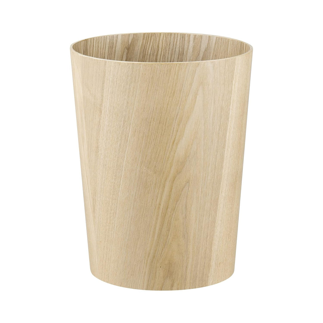 Blomus Papierkorb -WILO- Abfalleimer aus Holz (Rund) Black, Black