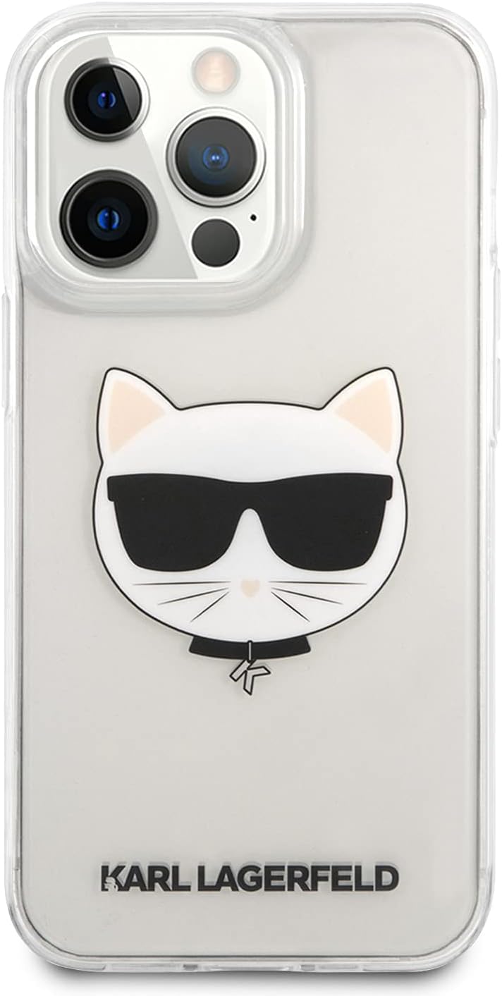 KARL LAGERFELD KLHCP13XCTR Hülle für iPhone 13 Pro Max 6,7" transparent Choupette Head