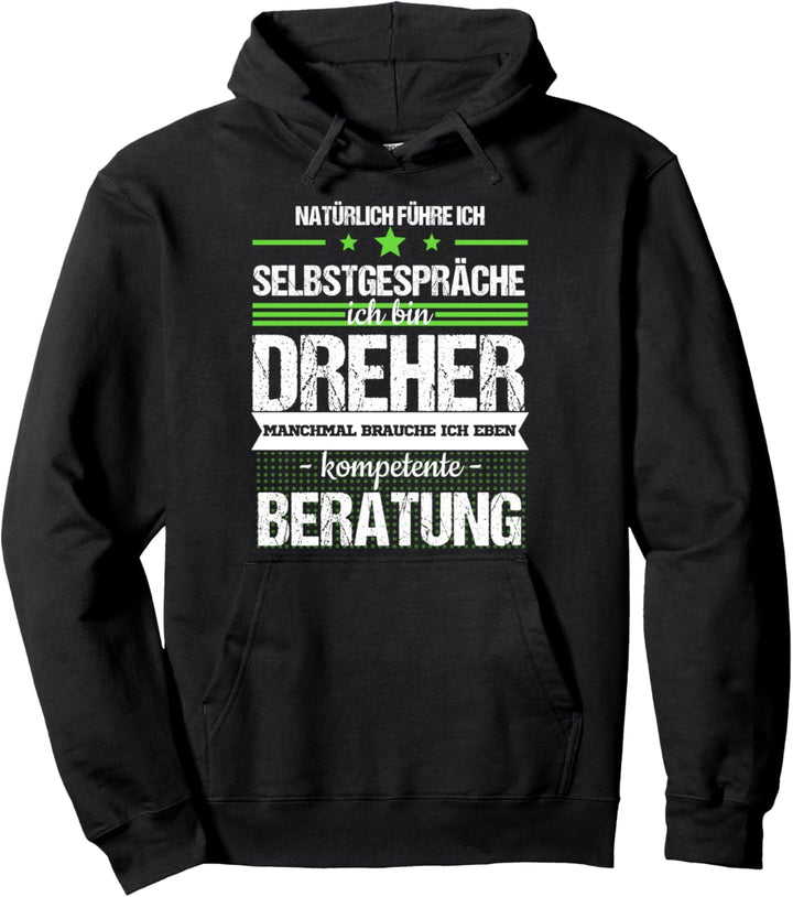 Dreher Zerspanungsmechaniker Fräser Spruch Beruf Geschenk Pullover Hoodie