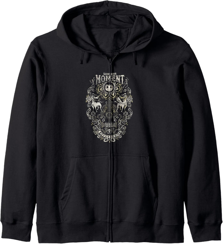 Disney Pixar Coco Seize Your Moment Guitar Line Art Kapuzenjacke