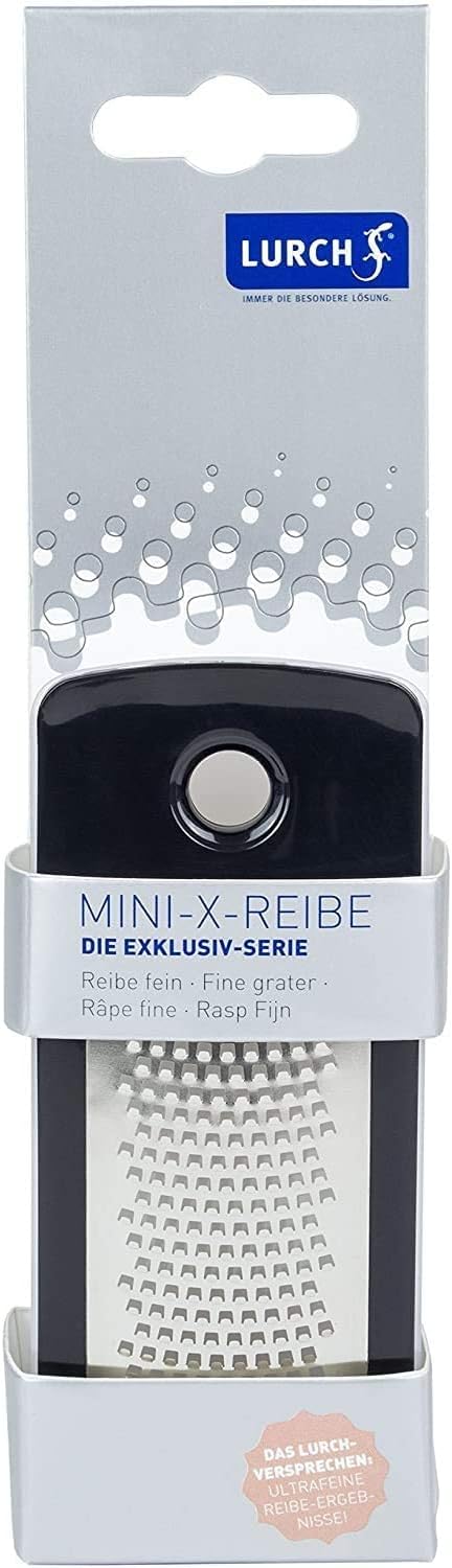 Lurch 220441 RazorTech Mini X-Reibe fein mit Auffangschale aus Kunststoff und Edelstahl
