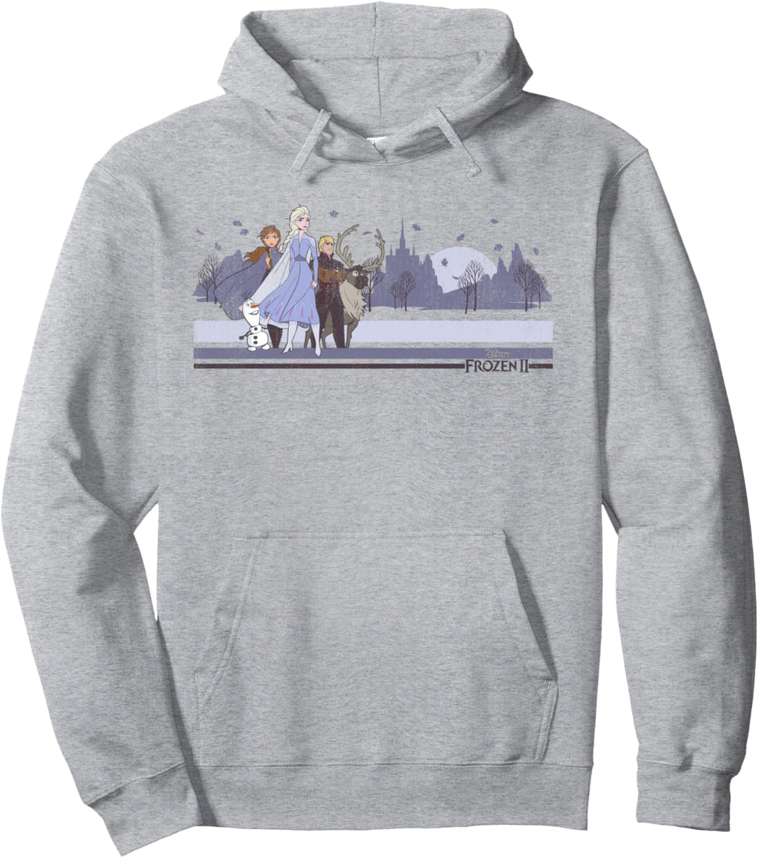 Disney Frozen 2 Group Shot Lines Pullover Hoodie