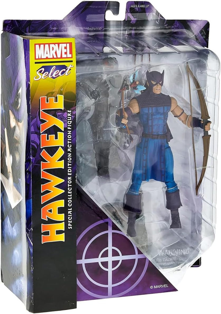 Diamond Select OCT131851 Classic Hawkeye Figur, Keine Farbe, 18 cm