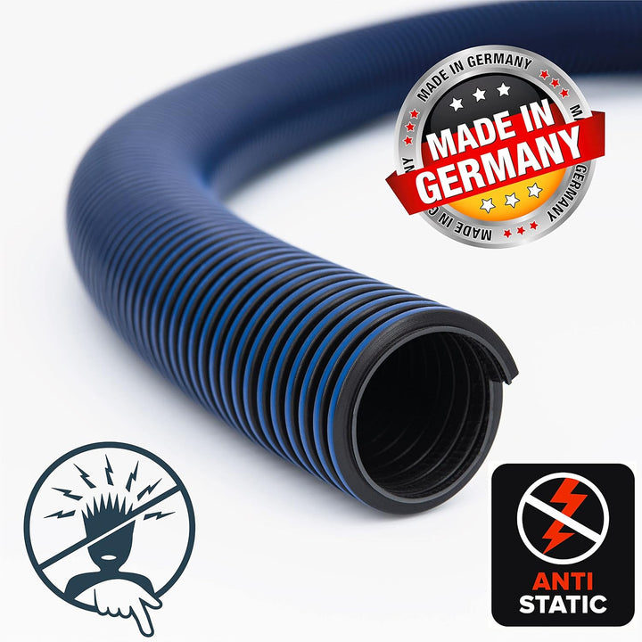 DUST COMMANDER HESD – Schlauch, geriffelt, weich, antistatisch (25/32 mm), verschiedene Längen (3 m,