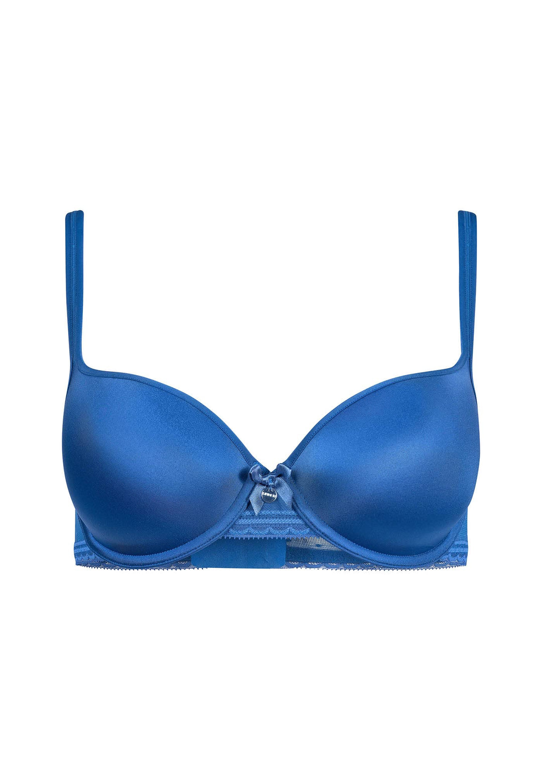 HUBER Damen Hautnah Micro Dots Geformter BH 85E Sailer Blue, 85E Sailer Blue