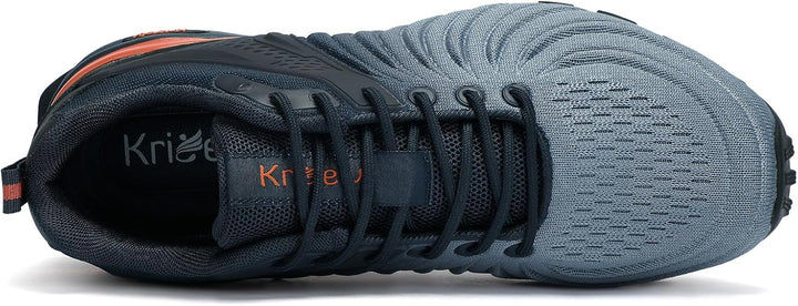 Kricely Traillaufschuhe Herren Laufschuhe Strassenlaufschuhe Sneaker Leicht Wanderschuhe Fitnessschu