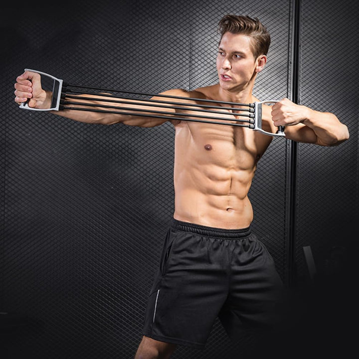 Abaodam Spring Exerciser Chest Expander Fitness Equipment Elastic Chest Developer