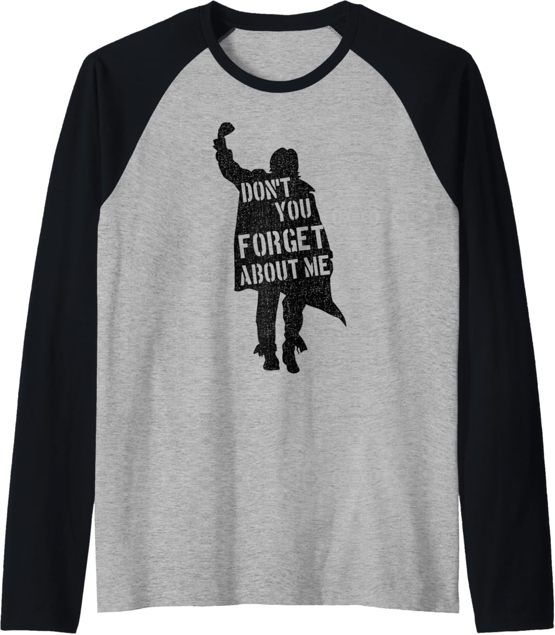 Breakfast Club Don't You Forget About Me Silhouette Raglan