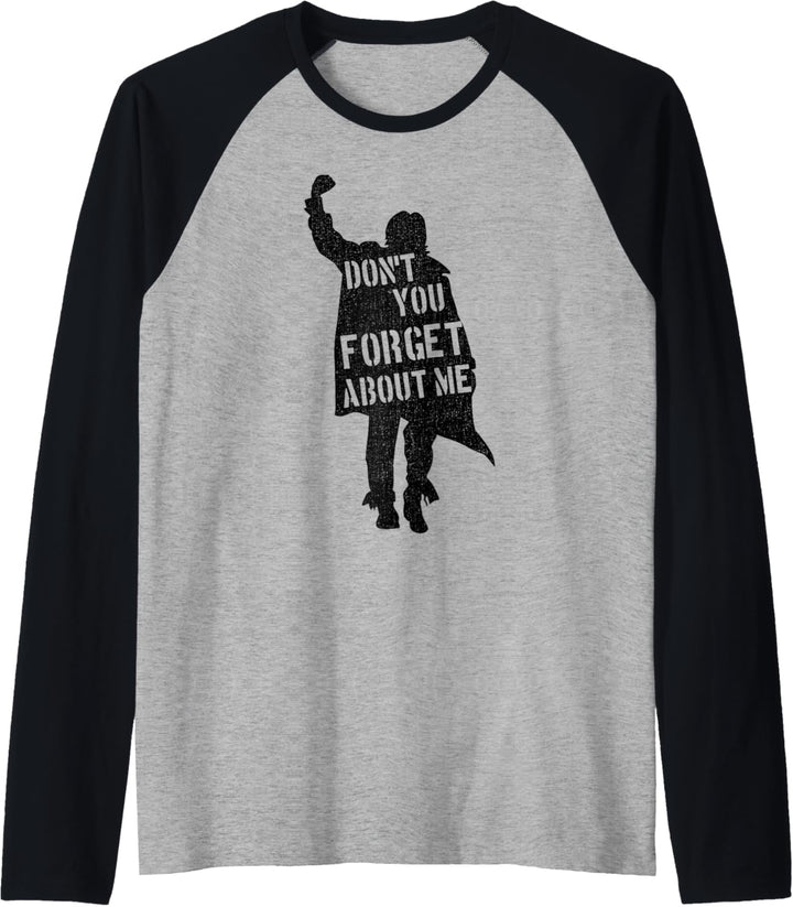 Breakfast Club Don't You Forget About Me Silhouette Raglan