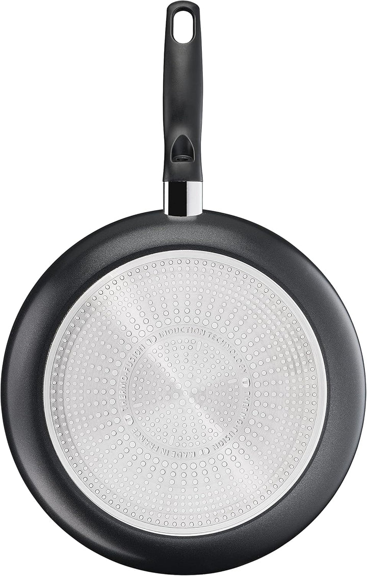 Tefal C26706 Start'Easy Bratpfanne 28 cm | Aluminium | Titanium-Antihaftversiegelung | Thermo-Signal