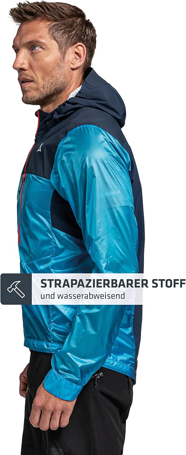 Schöffel Herren Hybrid Jkt Flow Trail M, extrem leichte MTB Jacke, winddichte, atmungsaktive Fahrrad