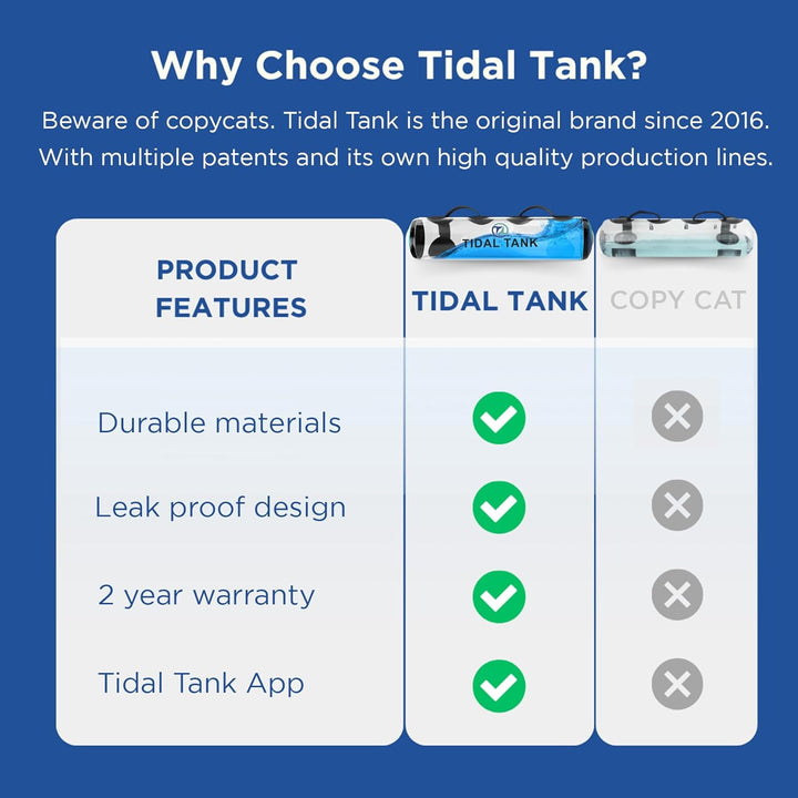 Tidal Tank – Sandsack Alternative 45 lbs Verstellbare Aqua Bag und Powerbag mit Wasser Core Balance