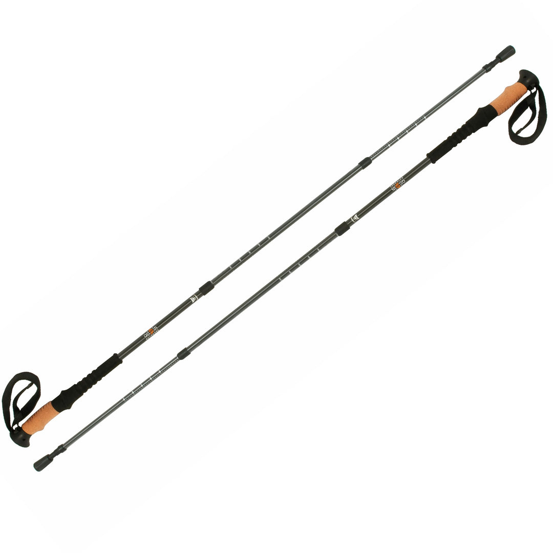 Origin Outdoors Unisex – Erwachsene Twist-Lock Trekkingstöcke, Mehrfarbig, One Size