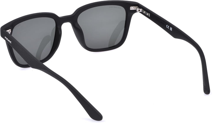 Police Unisex Sunglasses 52 Mattes Schwarz, 52 Mattes Schwarz