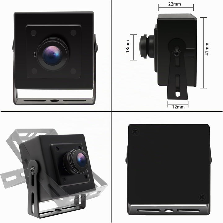 1080P USB Kamera mit Fisheye Lens, 180 Grad Weitwinkel, Hoher Bildfrequenz 100 fps/60 fps/30 fps, Mi