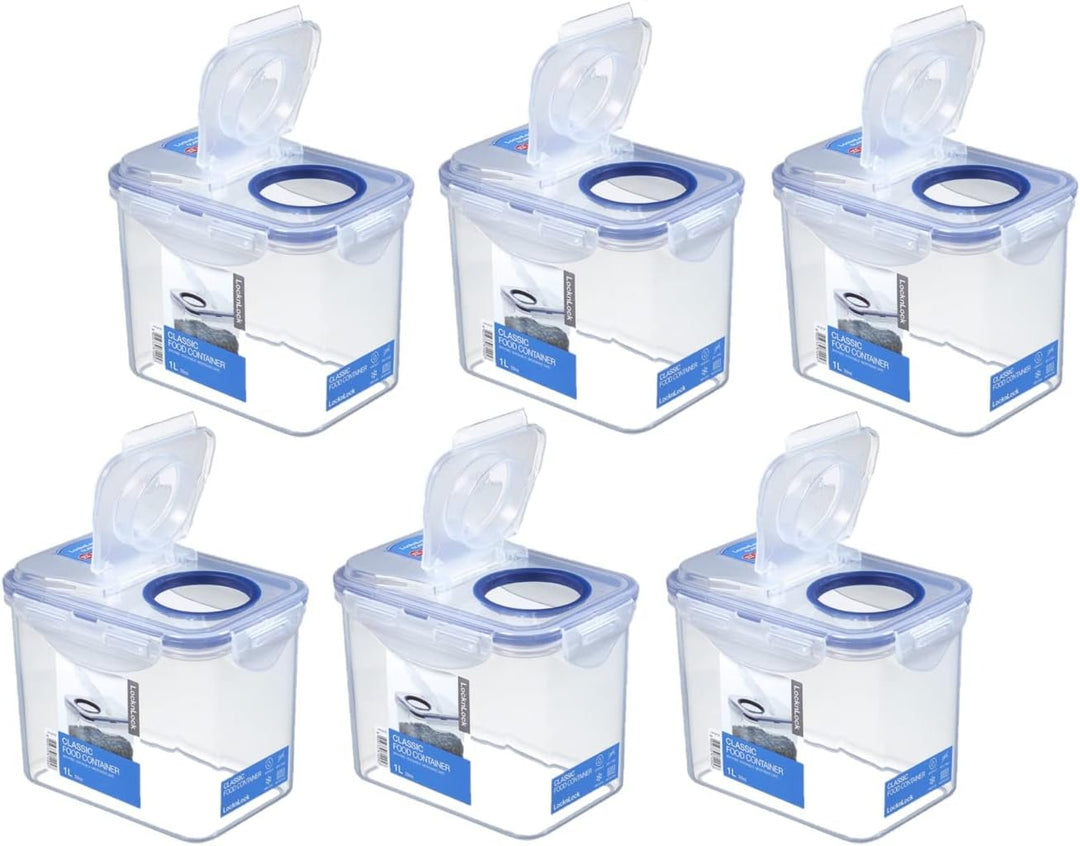 Lock & Lock Frischhaltedosen Set 6-teilig HPL 812F je 1,0 Liter