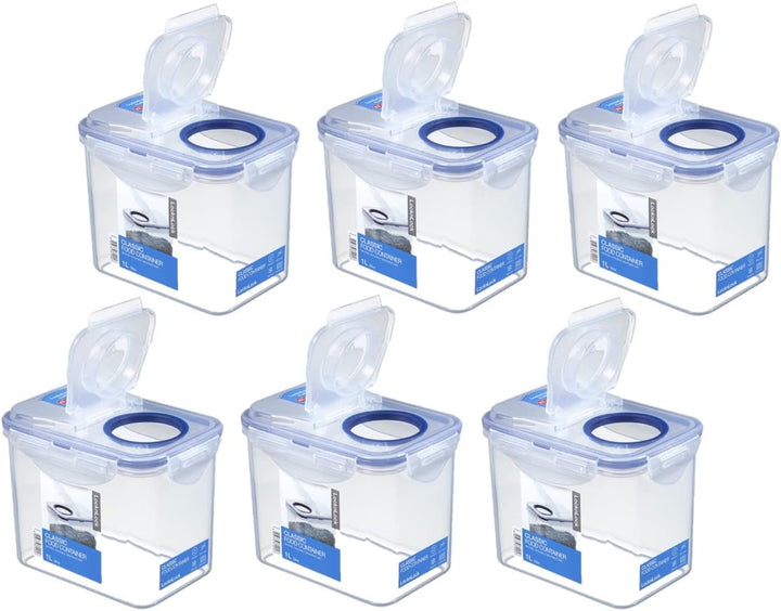 Lock & Lock Frischhaltedosen Set 6-teilig HPL 812F je 1,0 Liter