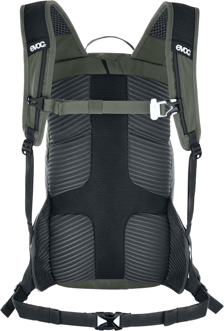 EVOC RIDE 12 Protektor Fahrradrucksack, Trekkingrucksack für Trails &amp; Alltag (cleveres Taschenmanage