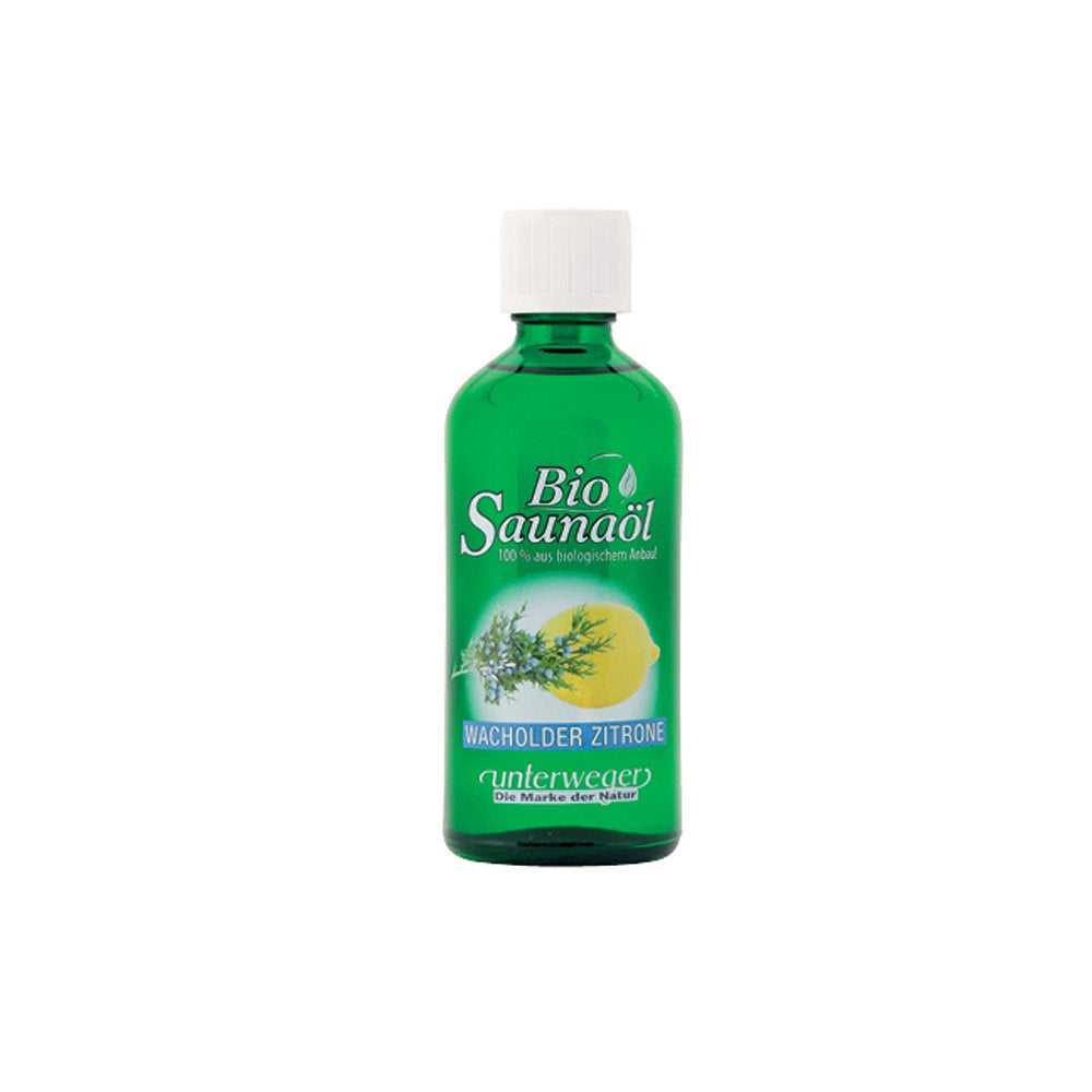 Unterweger BIO Saunaöl Wacholder Zitrone 100 ml mit reinen ätherischen Ölen(AT-BIO-301)