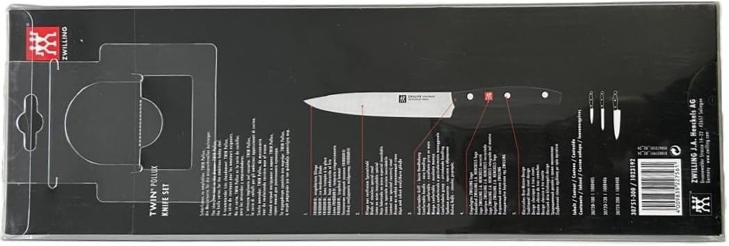 ZWILLING 30751-300 Messerset 3-TLG. Twin Pollux Schwarz