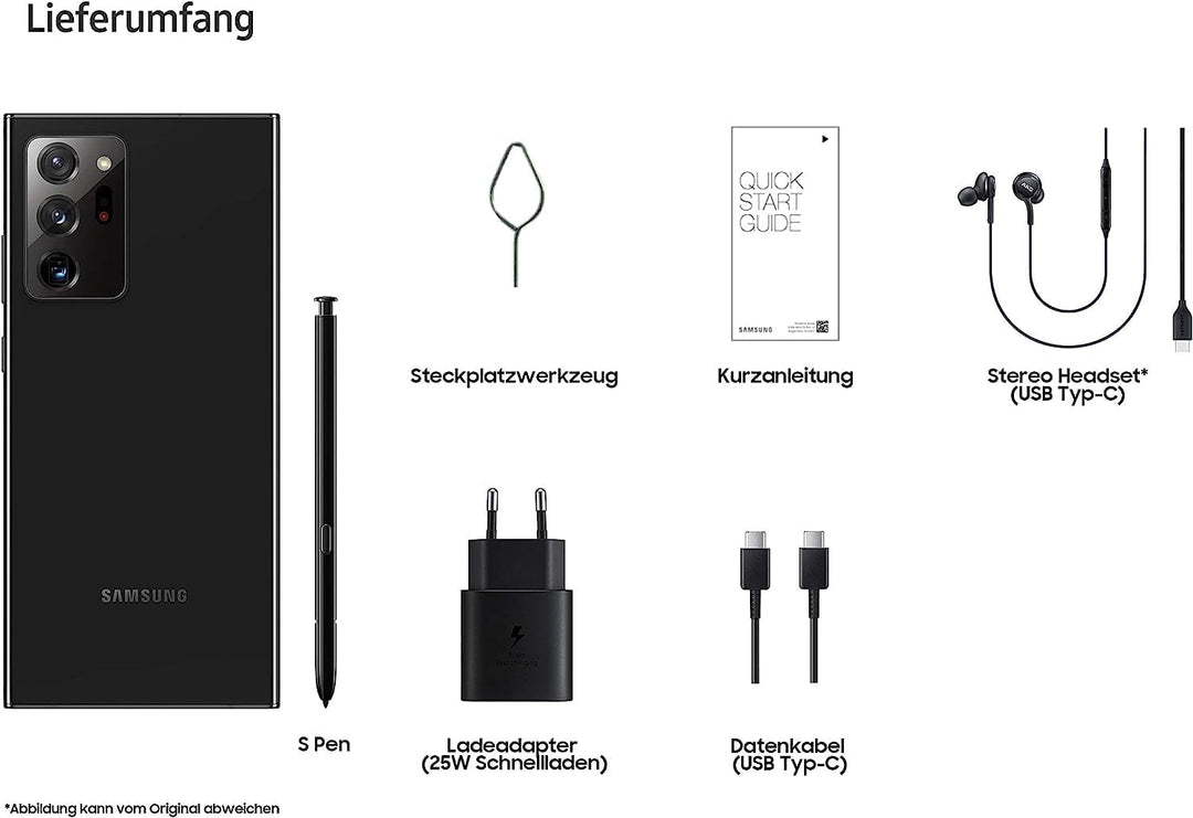 Samsung Galaxy Note 20 Ultra 5G Dual SIM 256GB 12GB RAM SM-N9860 Mystic Black