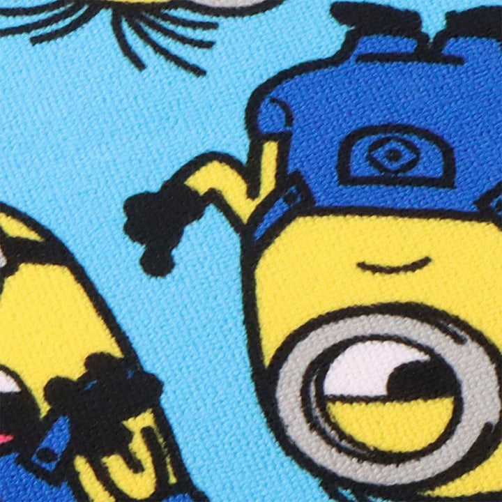 Minions Mikrofaser-Poncho für Kinder für Strand und Pool, aus Mikrofaser, für Jungen, Mädchen, mit K