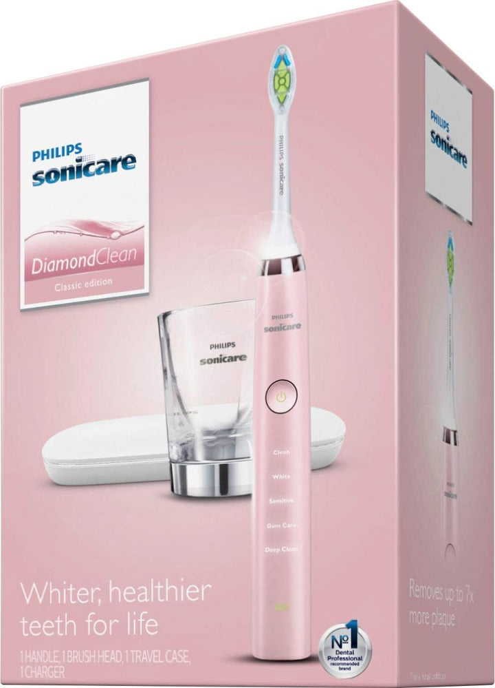 Philips Sonicare Diamond Clean 9000 Elektrische Zahnbürste Pink HX9911 Weiss,rosa 1 stück (1er Pack)