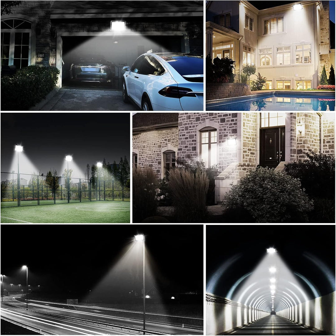 loyal LED Strahler Aussen Fluter Aussen: 500W Superhell Scheinwerfer 6000K Kaltweiss 50000LM - IP65