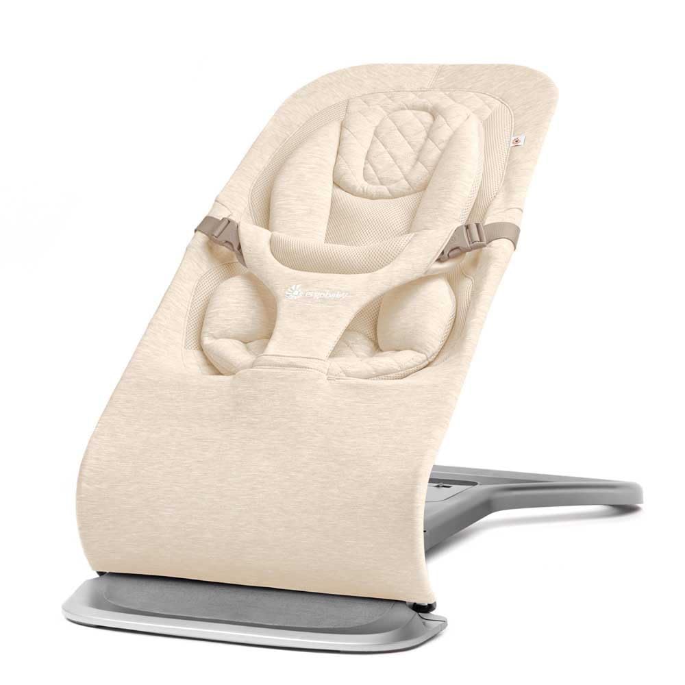 Ergobaby 3-in-1 Evolve Bouncer, Ergonomische Babywippe für Neugeborene ab Geburt bis zum Kleinkind,