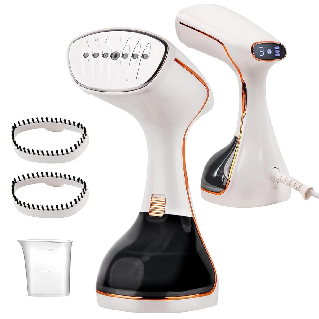 OKYUK Steamer Dampfglätter 1800W, Tragbarer Dampfglätter Konstante, Hemdenbügler, 320ml Dampfbügelei