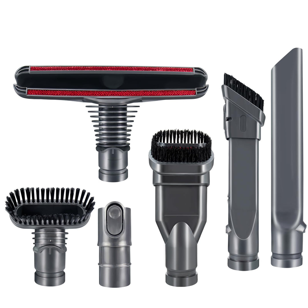 Dyson Fugendüsenbürsten 6er-Pack für DC32, DC33, DC19, DC19 T2, DC20 - Grau - Kombi-Polsterbürste, M