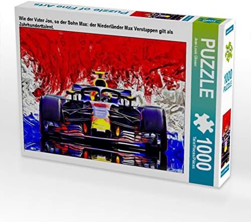 CALVENDO Puzzle Wie der Vater Jos, so der Sohn Max: der Niederländer Max Verstappen Gilt als Jahrhun