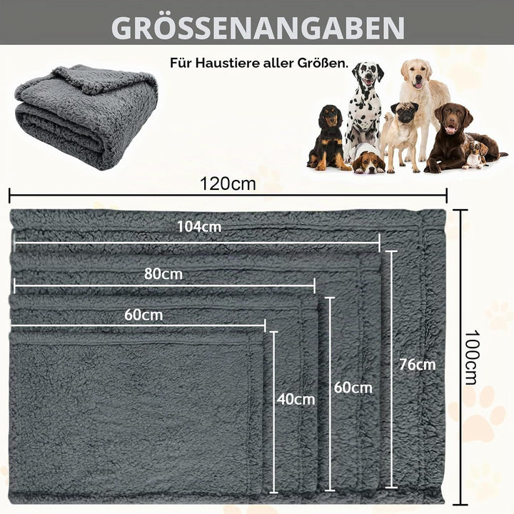 Kätzchendecke, weiche, warme, flauschige Fleece-Schlafmatte, Bettdecke, kleine Decke, Haustierdecke,